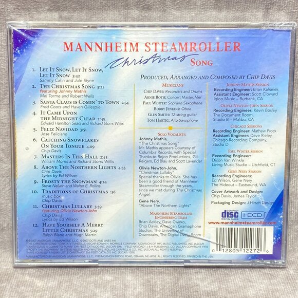 Mannheim Steamroller "Christmas Song" CD By Chip Davis 2007 - Picture 2 of 3